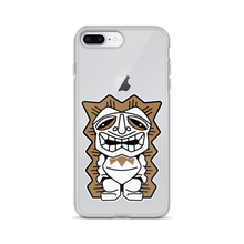 Load image into Gallery viewer, Brown and White Tiki iPhone Case