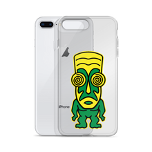 Load image into Gallery viewer, Green and Yellow Tiki iPhone Case