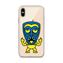 Load image into Gallery viewer, Yellow and Blue Tiki iPhone Case