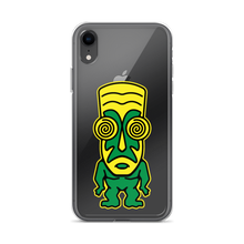 Load image into Gallery viewer, Green and Yellow Tiki iPhone Case