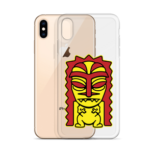 Red and Yellow Tiki iPhone Case
