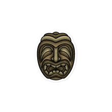 Load image into Gallery viewer, Brown Tiki Mask Bubble-free stickers