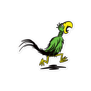 Scared Parrot Bubble-free sticker