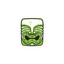 Load image into Gallery viewer, Tiki Head Three Bubble-free stickers