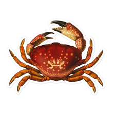 Load image into Gallery viewer, Red Crab Bubble-free stickers