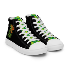 Load image into Gallery viewer, Terrible Tiki Logo Men’s high top canvas shoes