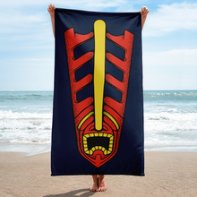 Load image into Gallery viewer, Towering Tiki Head Towel