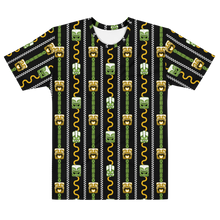 Load image into Gallery viewer, Green and Orange Tiki All-Over-Print T-shirt