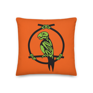 Zombie Parrot Pillow