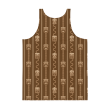 Load image into Gallery viewer, Brown Tiki All Over Print Men&#39;s Tank Top