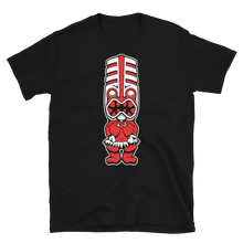 Load image into Gallery viewer, Red Toothy Tiki Black Tee