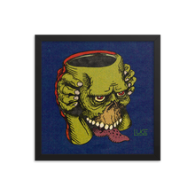 Load image into Gallery viewer, Headache Zombie Framed poster