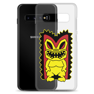 Yellow and Red Tiki Samsung Case