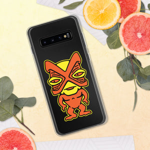 Orange and Yellow Tiki Samsung Case