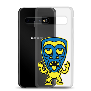 Yellow and Blue Tiki Samsung Case