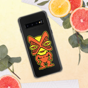 Orange and Yellow Tiki Samsung Case