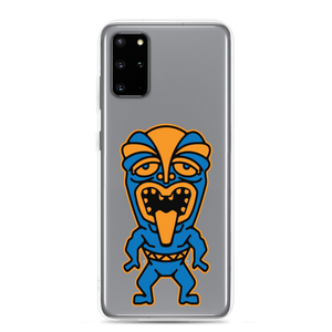 Blue and Orange Tiki Samsung Case