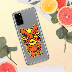 Orange and Yellow Tiki Samsung Case