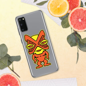 Orange and Yellow Tiki Samsung Case