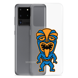 Blue and Orange Tiki Samsung Case