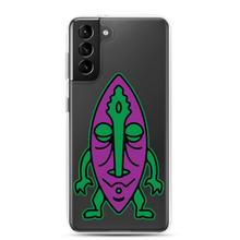 Load image into Gallery viewer, Purple and Green Tiki Samsung Case