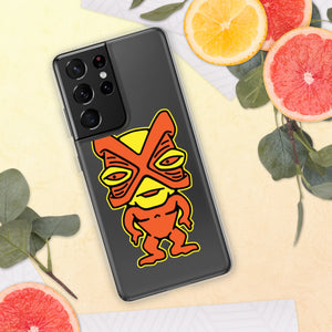 Orange and Yellow Tiki Samsung Case