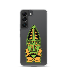 Load image into Gallery viewer, Green and Orange Tiki Samsung Case