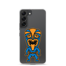 Load image into Gallery viewer, Blue and Orange Tiki Samsung Case