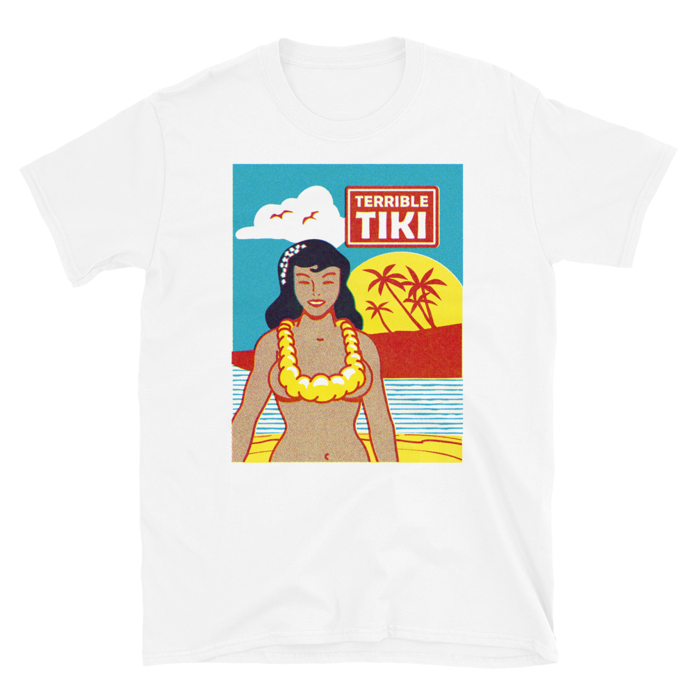Retro Beach Girl T-shirt