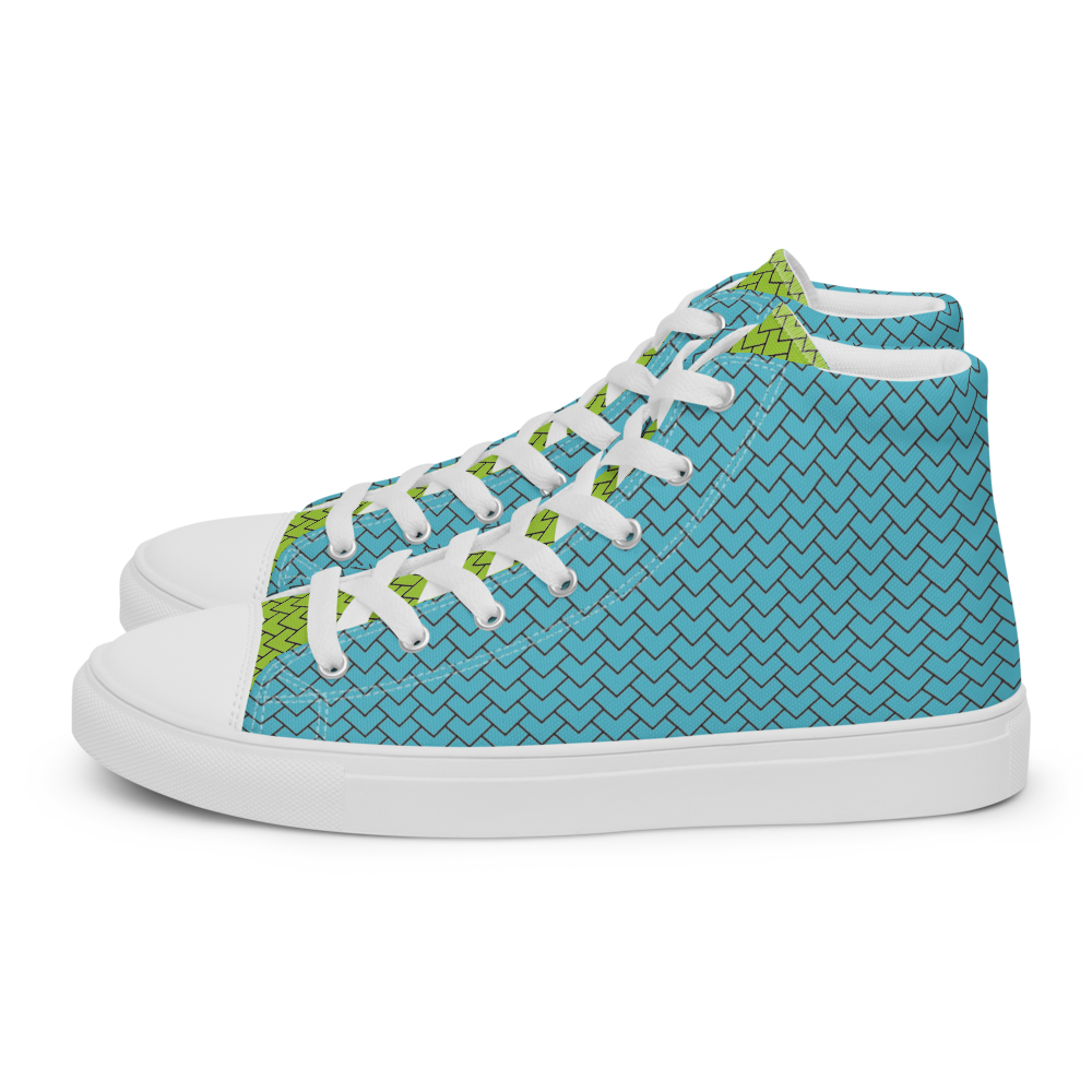 Mermaid Kicks Women s high top canvas shoes